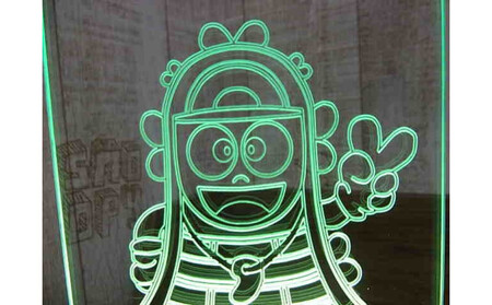 野洲をずっと好きやってん「ドウタクくん」ＬＥＤライトスタンド