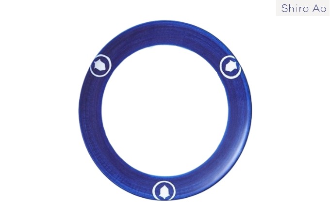 
[№5310-0196]平皿セット（特大・大皿）/ 絵柄_どんぐり
