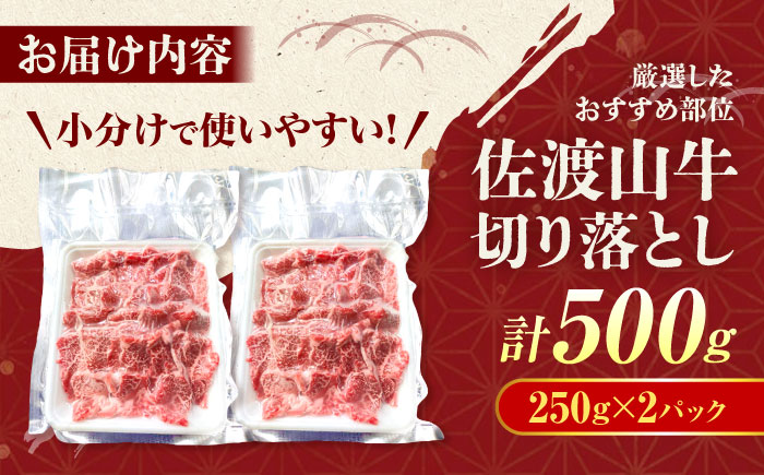 【厳選！おすすめ部位】沖縄和牛 佐渡山牛 切り落とし 500g 牛肉 焼肉 焼き肉 和牛 赤身 沖縄市 / 肉のサブロー [BCBC002]