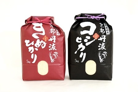 【3回定期便】 京丹波こしひかり きぬひかり 食べ比べセット 10kg×3カ月連続 合計30kg 令和8年産　[045MB002R]