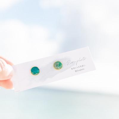 ふるさと納税 与那原町 地球ピアス mini「地球も人も笑顔に。海のゴミを宝物に」 |  | 02