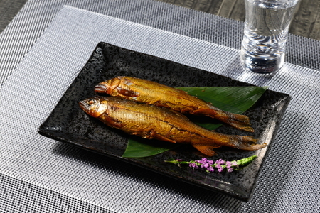 子持ち鮎の甘露煮 6尾 ～味一筋真心こめて～ | 鮎の甘露煮 鮎 アユ あゆ かんろに カンロニ 甘い ご飯のお供 贈答 ギフト 茨城県 古河市 _BC14