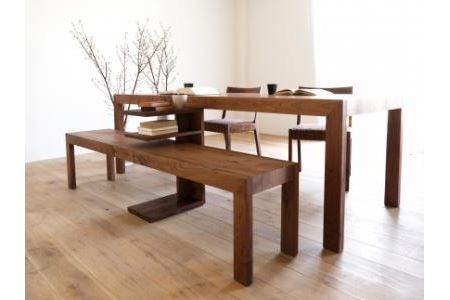 CARAMELLA  Bench wood 182 walnut