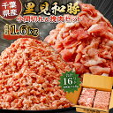 【ふるさと納税】 里見和豚 小間切れ ＆ 挽肉 1.6kg 千葉県 南房総市 豚肉 ブランド豚 国産 高級 切り落とし ひき肉 ミンチ セット 小分け 真空パック 冷凍 トレイ不使用 甘い脂 ハンバーグ 送料無料