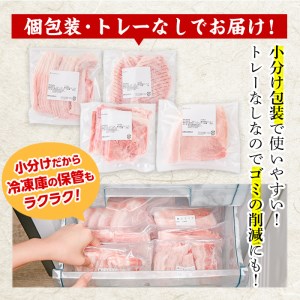 ＜お試し用＞豚肉 バラエティーパック(合計800g・4種)豚バラ しゃぶしゃぶ 鍋 とんかつ ロース 小分け 個包装 豚こま 小間切れ スライス セット 詰め合わせ 詰合せ 冷凍 食べ比べ 国産 大分