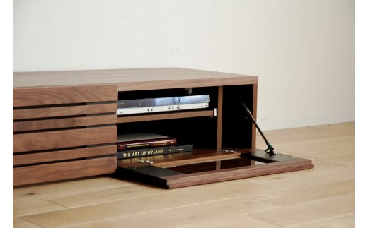 【開梱・設置】エルドラ　テレビボードL脚　180cm　ブラウン　AL248