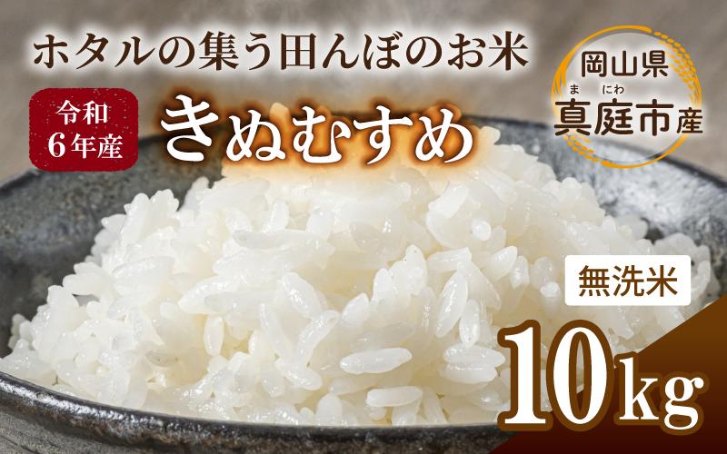 
            ★令和6年産★ きぬむすめ 無洗米 10kg 岡山県真庭市産 / 国産 お米 ブランド米
          