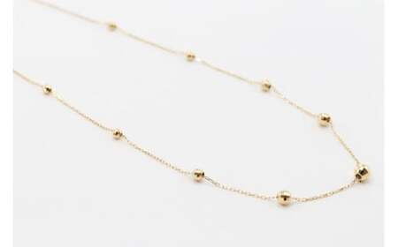 ネックレス K18 ミラーボール ステーション Islauth26 アクセサリー ジュエリー ギフト プレゼント 贈答 [Islauth 山梨県 韮崎市 20742169]