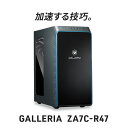 【ふるさと納税】パソコン ゲーミング デスクトップ PC サードウェーブ GALLERIA ZA7C-R47 ドスパラデスクトップ　【 ゲーミングPC Windows 11 64ビット ハイエンドモデル 14世代Core i7 】