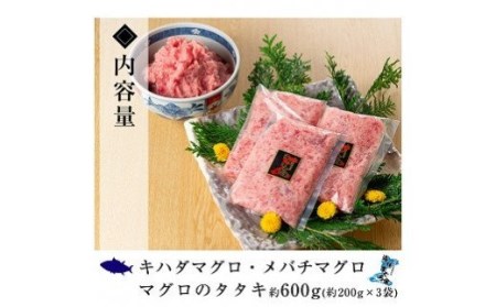 ネギトロ用マグロのタタキ約600g 約200g×3袋の小分けタイプ ネギトロ丼 ネギトロ軍艦 ネギトロ巻をご自宅で【A-1277H】