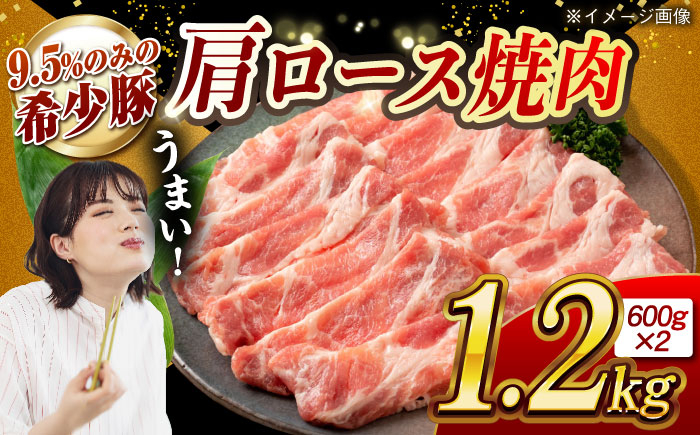 
            【今夜は焼肉パーティ♪】大西海SPF豚 肩ロース（焼肉用）計約1.2kg（600g×2パック）長崎県/長崎県農協直販 [42ZZAA056]
          