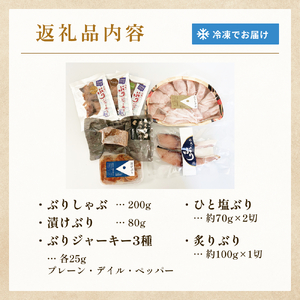 氷見ぶり三昧・極 鰤 ブリ 漬け ジャーキー 富山県 氷見市 