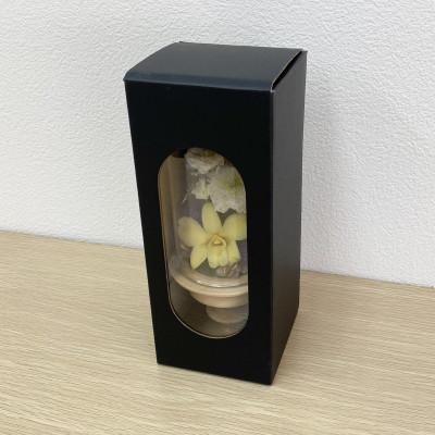 ふるさと納税 春日部市 シュガーパインのプリザーブドフラワーアレンジ【清華(きよばな)/こげ茶】春日部市 |  | 03