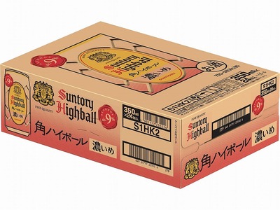 〈サントリー〉角ハイボール【濃いめ】350ml缶×24本（1ケース）