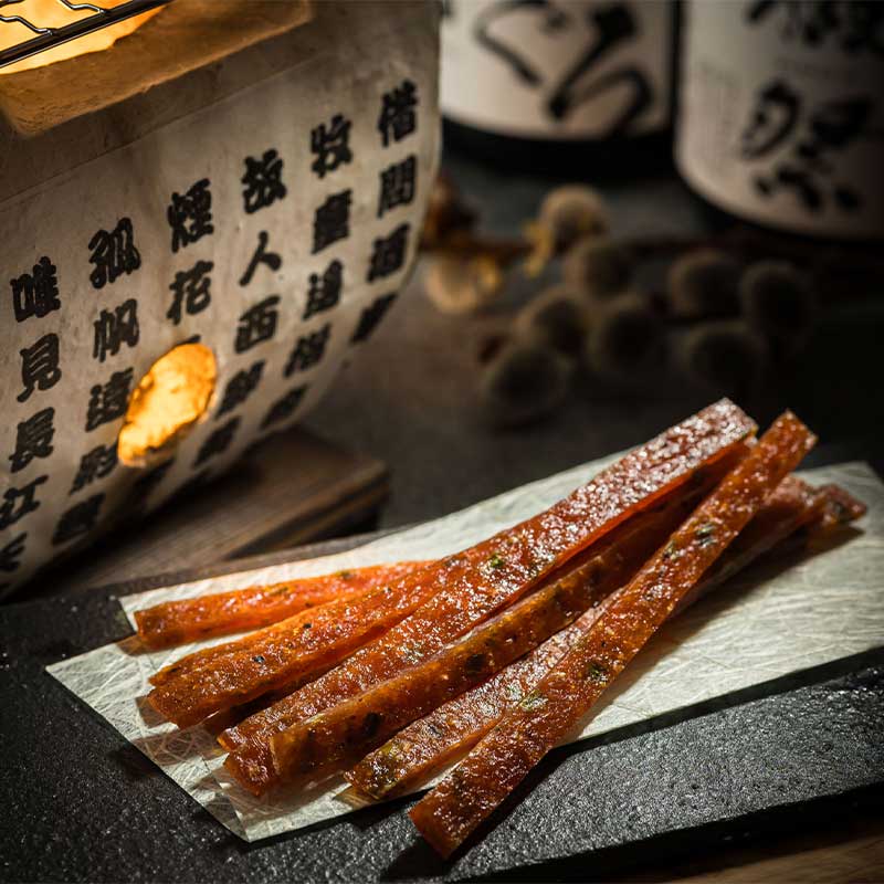 【12/22まで年内お届け】サーモンわさびジャーキー　80g×2個セット | 鮭 サケ さけ おつまみ 海鮮 お酒 ビール 年内配送 年内発送 北海道 釧路町 釧路超 特産品_イメージ2