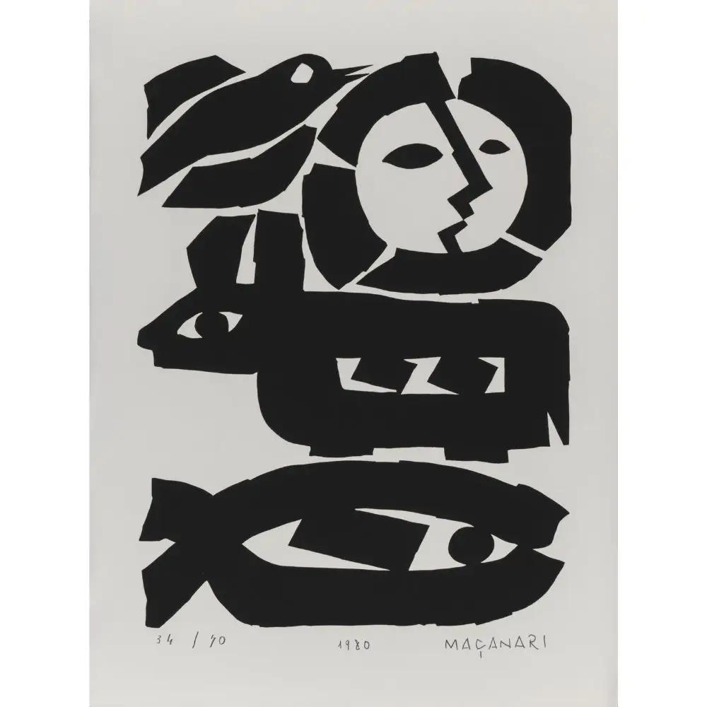 村井正誠【版画作品（エディションナンバー付）額装】無題 Untitled_0058-009-se7