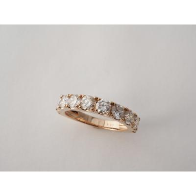 ふるさと納税 甲府市 K18PG 2.00ctダイヤモンドハーフエタニティリング9978 |  | 01