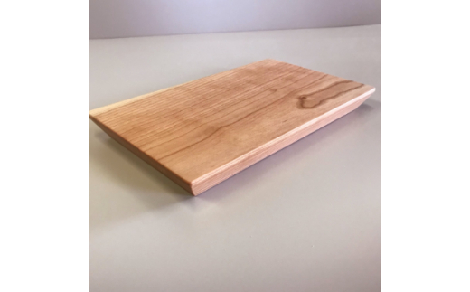 ブラックチェリー材　一枚板のカッティングボード・まな板 25cm(大牟田市)【1263656】