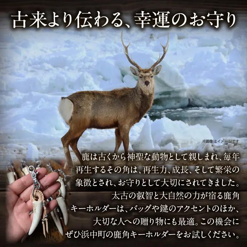 【浜中町産】鹿角キーホルダー_H0053-101