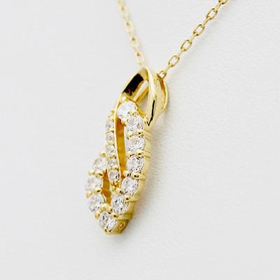 ふるさと納税 韮崎市 ネックレス K18YG イエローゴールド ダイヤモンド 0.38ct【f134-d-k18yg】 |  | 03
