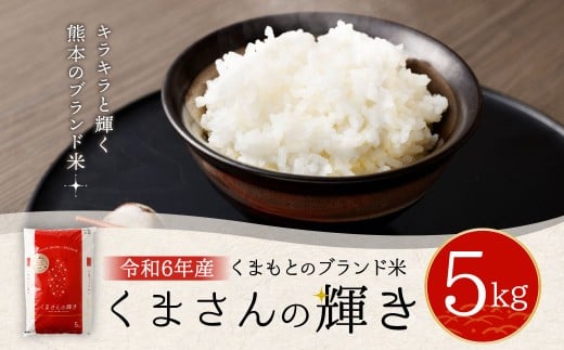 【令和6年産】くまもとのブランド米 くまさんの輝き 5kg【14営業日発送】 精米 お米 米
