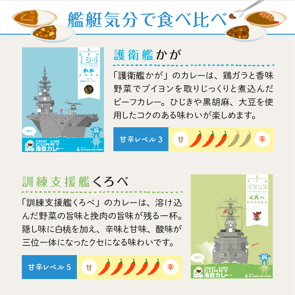 呉海自カレー レトルトカレー 4種詰合せ（D） はくりゅう 他