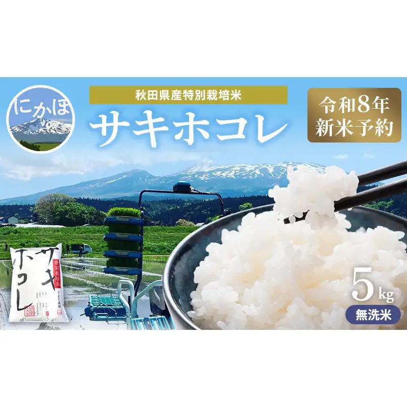 予約開始 サキホコレ 無洗米 5kg 令和8年度産
