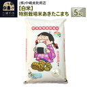 【ふるさと納税】《令和6年産》【白米】秋田県横手産特別栽培米あきたこまち 5kg(5kg×1袋)