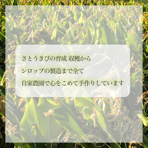 さとうきび シロップ３個 セット（化粧箱入り）| （黒糖 きび キビ さとう 糖 自然派 シロップ 使い方 ヨーグルト アイスクリーム トースト パンケーキ スイーツ かける 愛媛 松山）【KK248