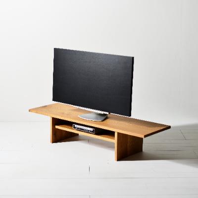 ふるさと納税 大川市 幅120オークテレビボード/konoji/薄型テレビ台　ローボード　文机 パソコンデスク |  | 03