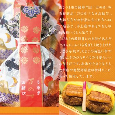 ふるさと納税 南さつま市 【鹿児島県産 鰻】万のせうなぎお結び4個 ギフト 贈答 冷凍 国産 お取り寄せ |  | 02