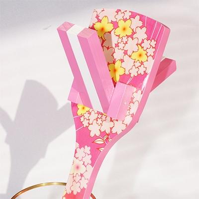 ふるさと納税 香美市 【高知のよさこい文化】 色彩鳴子 ミルク・ホワイト　1組