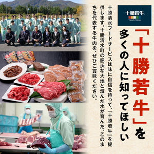 十勝若牛100％使用！十勝若牛ハンバーグ 100g×8個【十勝若牛 ハンバーグ 100g × 8個 牛肉 肉 ブランド牛 国産 惣菜 小分け 豊かな旨味 贈り物 冷凍 お取り寄せ ギフト お中元 お歳
