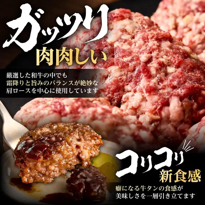 牛タン入り 生ハンバーグ 10個 【10月発送】 ハンバーグ