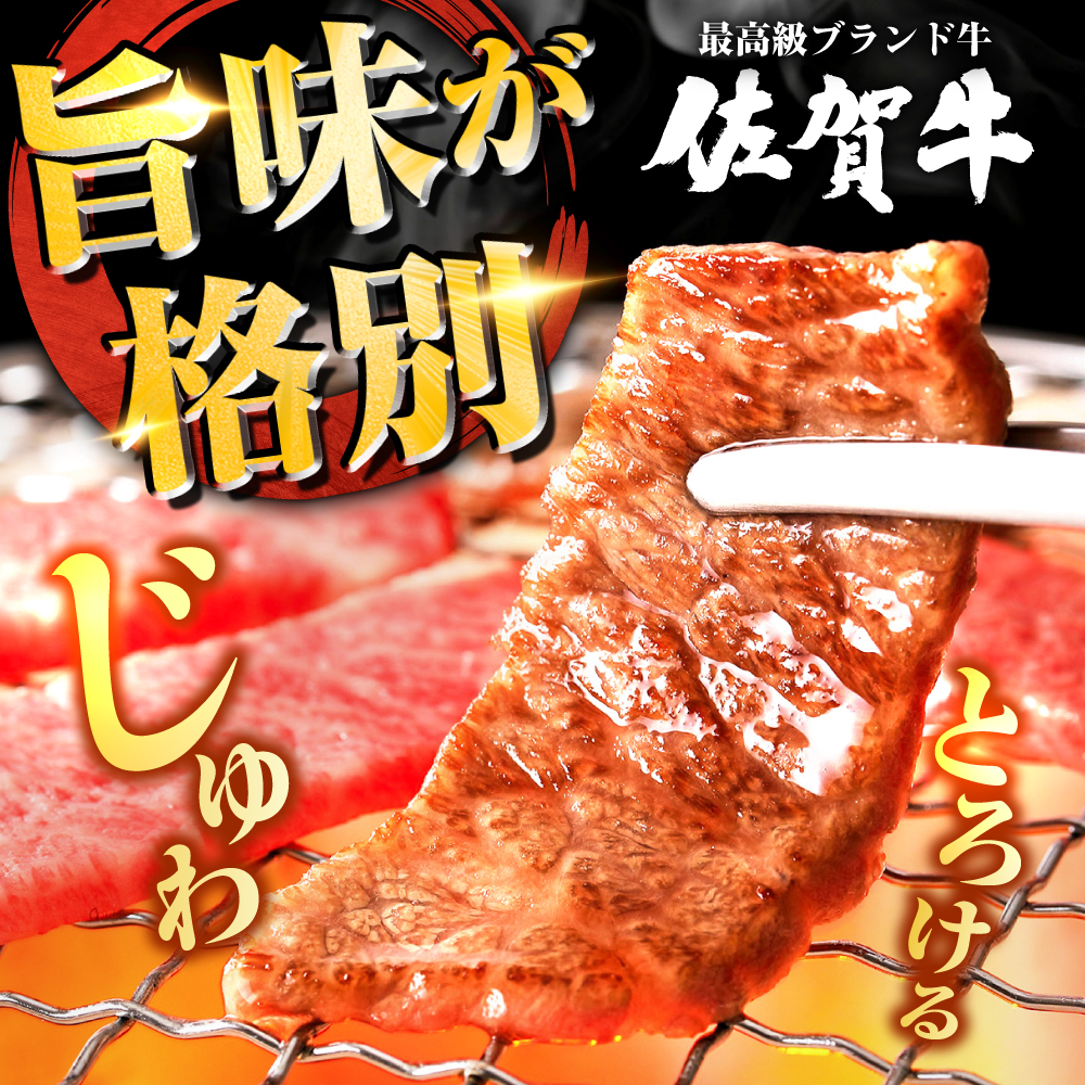【国内トップクラスの黒毛和牛】 A4 A5 佐賀牛焼肉用カルビ400g 吉野ヶ里町/ミートフーズ華松 [FAY047]