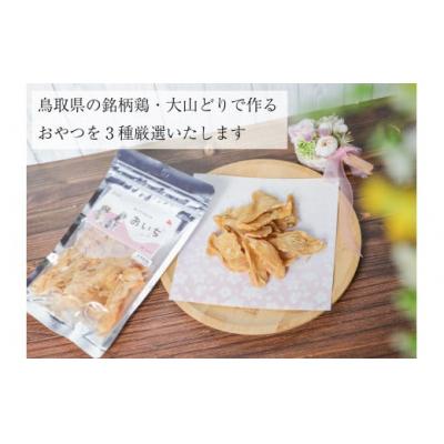 ふるさと納税 米子市 鳥取県米子市!大山どりで作るわんことにゃんこのための無添加手作りおやつ贅沢3品盛り合わせ! |  | 01