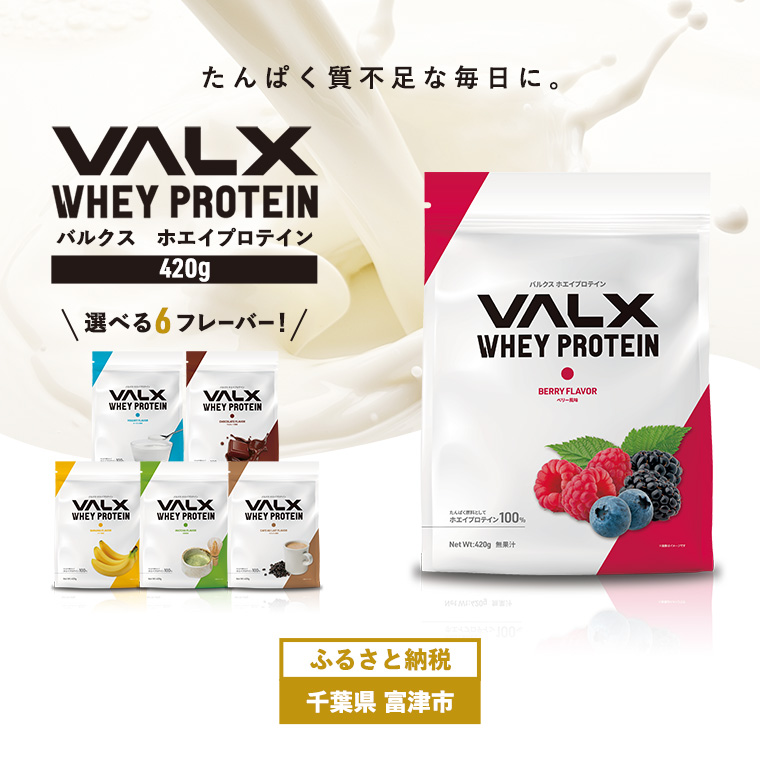 DA-10c VALX ホエイプロテイン 420g【ベリー風味】