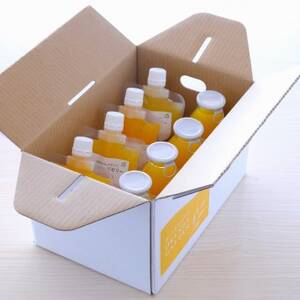 ミヤモトオレンジガーデンの「みかんジュース(小瓶)」と「みかん寒天ゼリー」のセット【C25-43】【1112769】