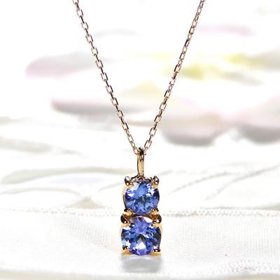 ふるさと納税 韮崎市 ネックレス K18YG イエローゴールド タンザナイト ペンダント【f206-k18yg】 |  | 01