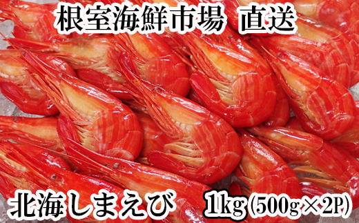 B-28119【12/10まで年内配送】 根室海鮮市場<直送>北海しまえび500g×2P