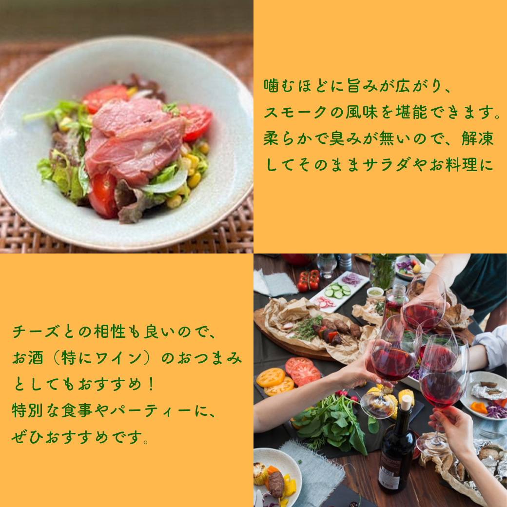 蔵王合鴨　ロース・ももスモークセット　【04301-0785】_イメージ4