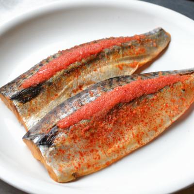 ふるさと納税 芦屋町 さば明太　6枚　秘伝の辛子明太子液たれ仕込み　福岡県の魚市場仲買が選ぶ珍味 |  | 01