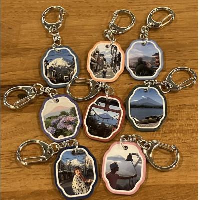 ふるさと納税 山梨県 課題解決型地域活性化富士山オリジナルアイテム 缶バッジ6個・スタンド8個・キーホルダー6個 |  | 02