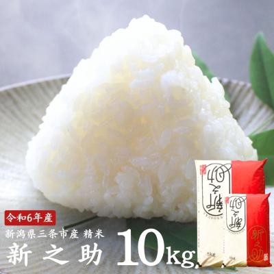 ふるさと納税 三条市 新之助 10kg(5kg×2袋) 新潟県三条市産 令和7年産 [外山敏雄商店]【020S037】