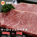 【ふるさと納税】A5等級飛騨牛 サーロインステーキ用 400g〜1kg