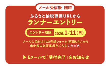 第40回日本大正村クロスカントリー大会出走権（1人分）/  大正村 出走券 マラソン / 恵那市 / 日本大正村クロスカントリー大会実行委員会[AUEV001]