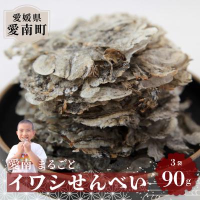 ふるさと納税 愛南町 愛南まるごとイワシせんべい 3袋 90g (30g×3)伊予乃国