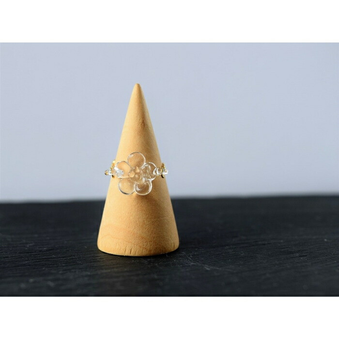 
                  iriser（イリゼ）おだかうめ リング | ガラス アクセサリー 手作り レディース シンプル かわいい オシャレ プレゼント ギフト 贈り物 母の日
                