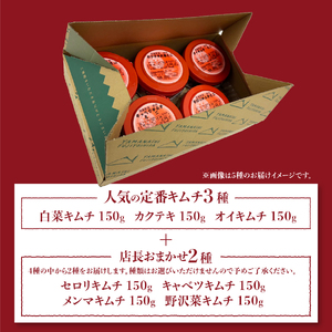 キムチ お試しバラエティー5種セット 小分け キムチ