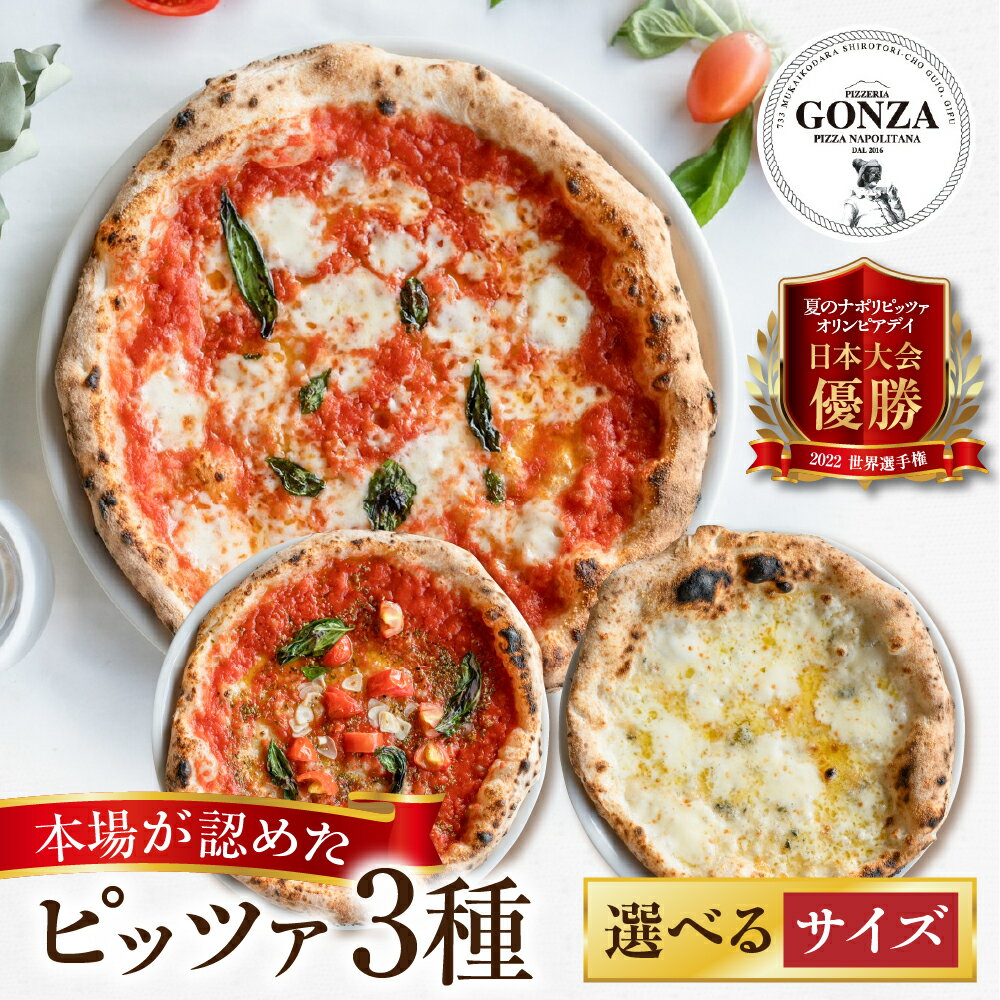 【ふるさと納税】ピザ 選べる マルゲリータ クワトロフォルマッジ マリナーラ 小15cm 大23cm 計6枚 ピッツァ / 食品 惣菜 洋風惣菜 ピザ 冷凍 惣菜 常備 パーティー [G0097]